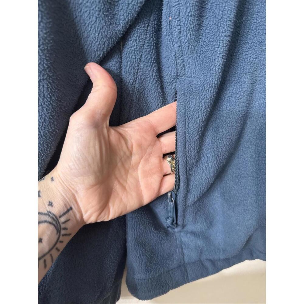 Columbia Fleece Jacket Womens Sz  S Teal Green Full Zip Pockets Outdoors Hiking - Picture 3 of 5